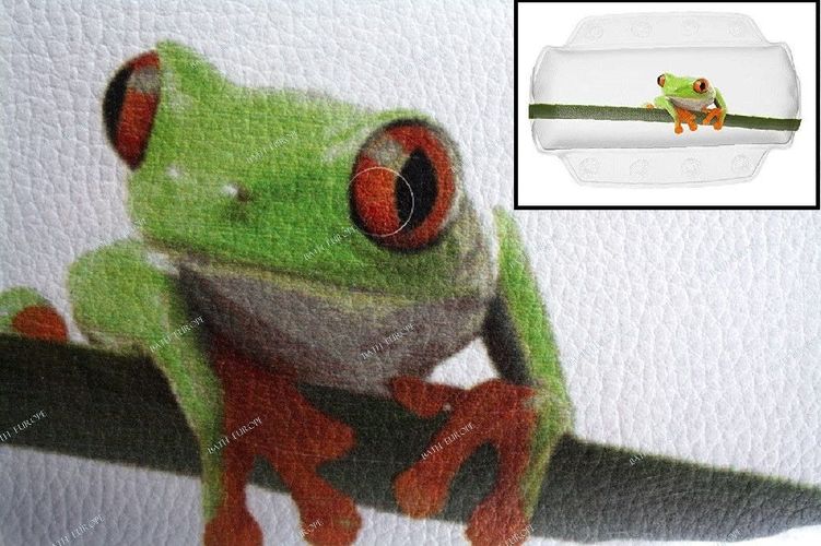 Kleine Wolke Nackenpolster Charlie  33 x 22 cm mit Frosch Motiv Markenprodukt 