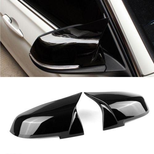 Paar Schwarz Glänzend Spiegelkappen Außenspiegel Für BMW F20 F21 F22 F30  F32 F36