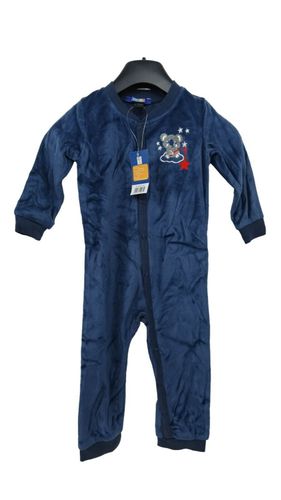 Lupilu Jungen Schlafanzug Schlafoverall in Material 86 bei Blau Hood.de Baumwolle Blau 86 Farbrichtung Größe kaufen 75% 25% - Gr. Polyester