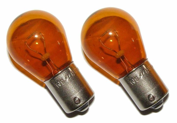 2 x BOSCH Blinklicht Lampe PY21W orange Pure Light Glühbirne 12V