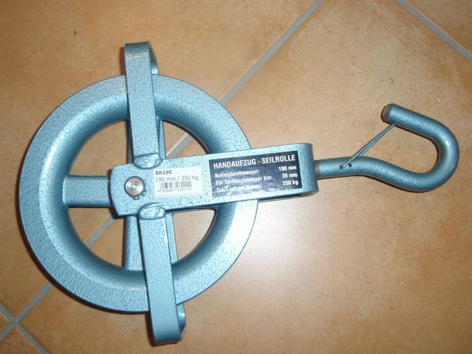 Umlenkrolle EDER Aluminium 2-fach | ED-710102