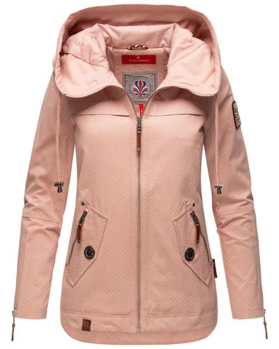 Material Hood.de Jacke kaufen Mantel Damen Kapuze Navahoo Wekoo Parka - Übergangsjacke Frühling Print Baumwolle bei NEU