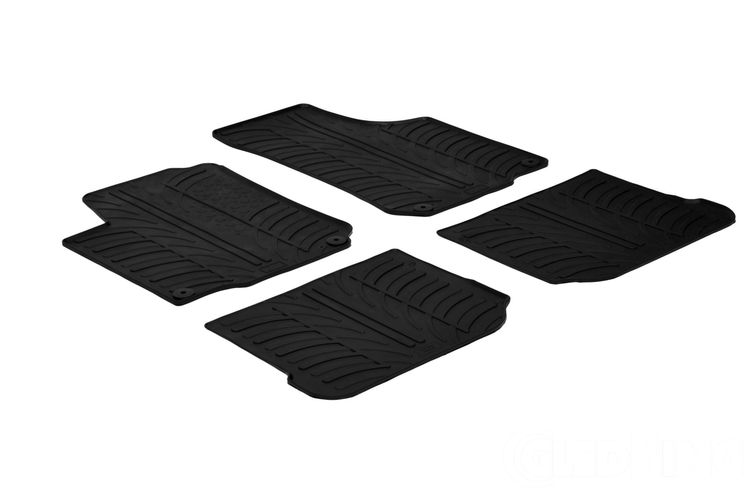 Design Gummi Fußmatten passend für Skoda Octavia Limousine & Combi