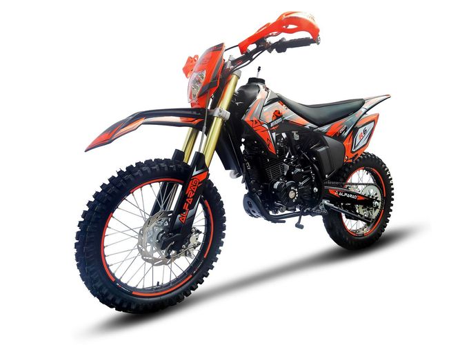 250ccm Alfarad R6 Dirtbike Vollsross Enduro Pitbike Crossbike Cross 19/17  Orange kaufen bei