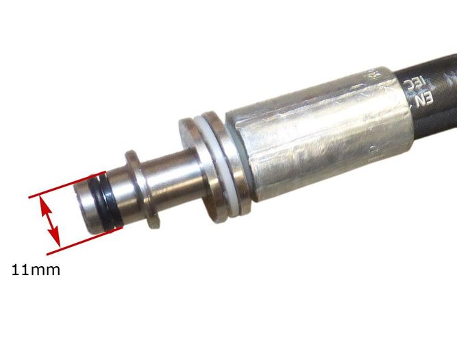 15m Hochdruckschlauch 250bar DN8 für Kärcher Profi HD HDS M22 Stecknippel 11mm 
