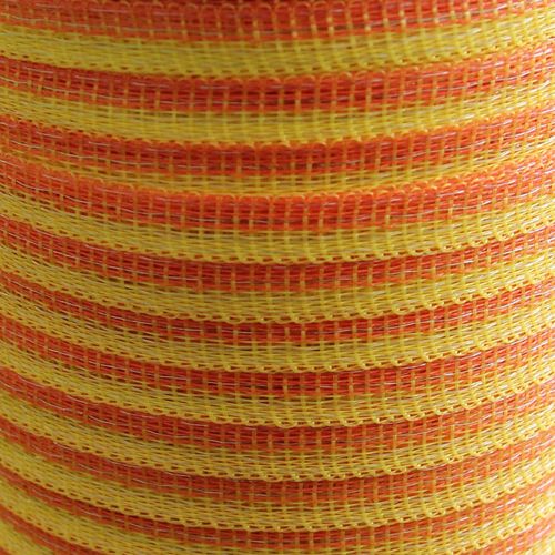 5 Verbinder gelb-orange 1000 Meter Weidezaunband 20 mm 4 Niro 1 Warnschild 