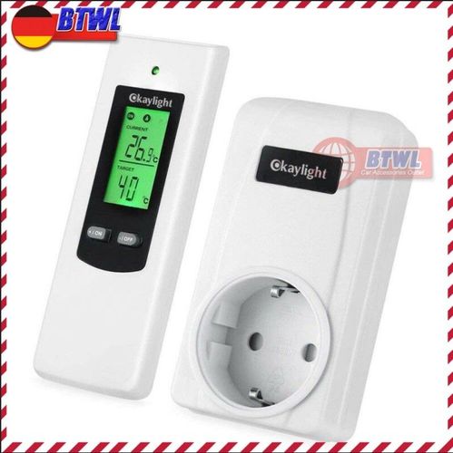 Funk Steckdose LED Thermostat Heizung Infrarotheizung Steuerung Temperatur  TE647 kaufen bei
