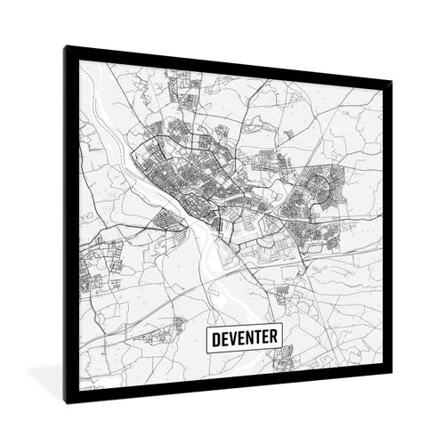 Poster 40x40 cm Stadtplan Deventer kaufen bei Hood.de