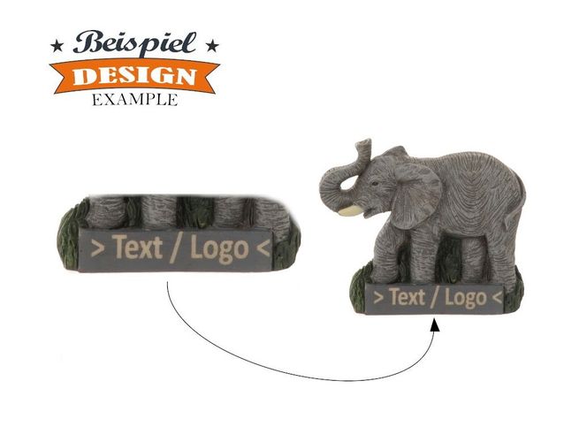Elefant Magnet Elephant Tiermagnet 3D Poly Souvenir Animal Neu 