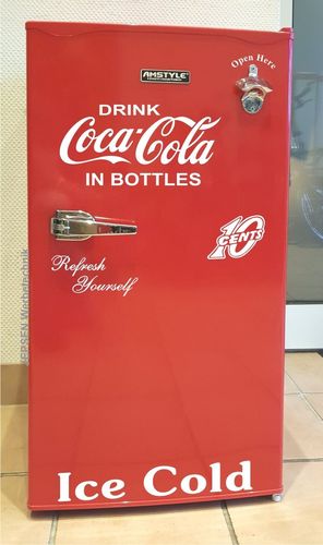6 teiliges Drink Coca Cola Kühlschrank Aufkleber - Set 5 Cent