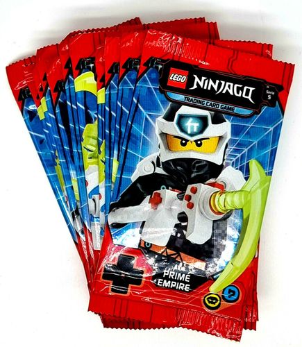 Lego® Ninjago™ Serie 5 Trading Card  10 Booster 50 Sammelkarten 