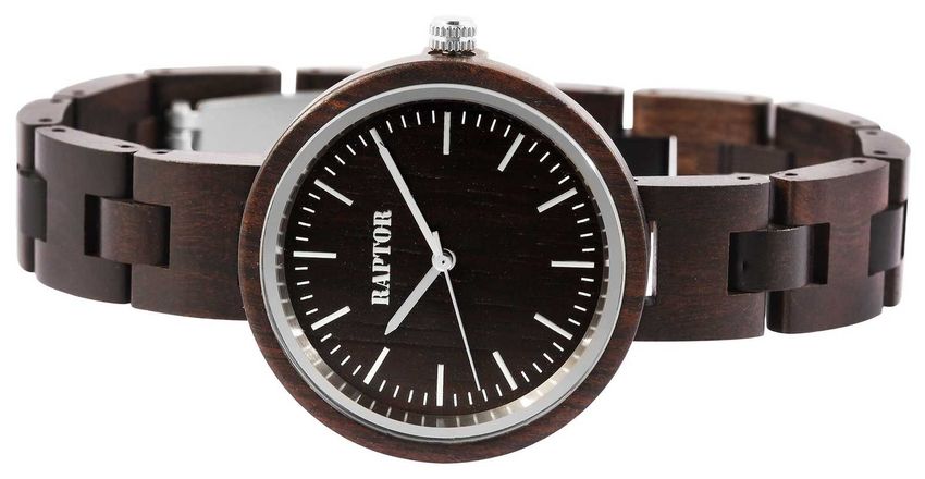 Raptor Damen Uhr Holzuhr Armbanduhr RA10190-001 kaufen bei Hood.de ...