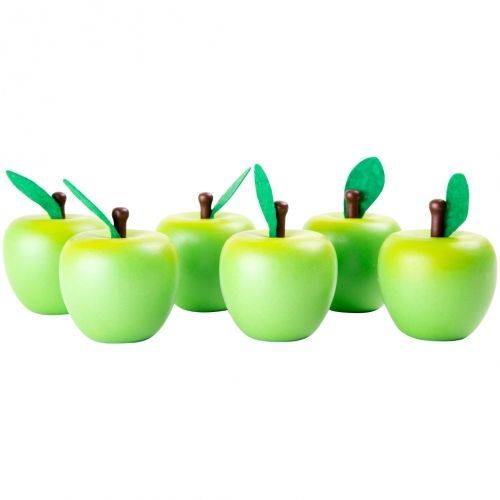 Display Apfel aus Holz 