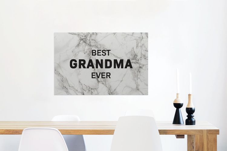 Glasbilder 60x40 cm Beste Oma aller Zeiten Oma Zitate