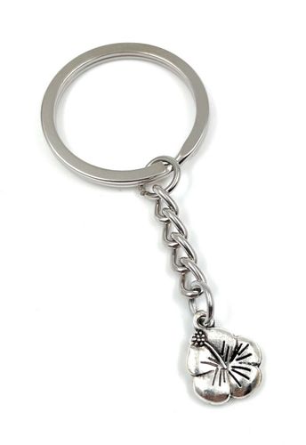 Schlüsselanhänger Keychain Silber Metall Rose Blume Blüte Anhängera 