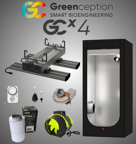 Growbox LED Set Greenception GCx-4 Hydro Shoot 80 120W 