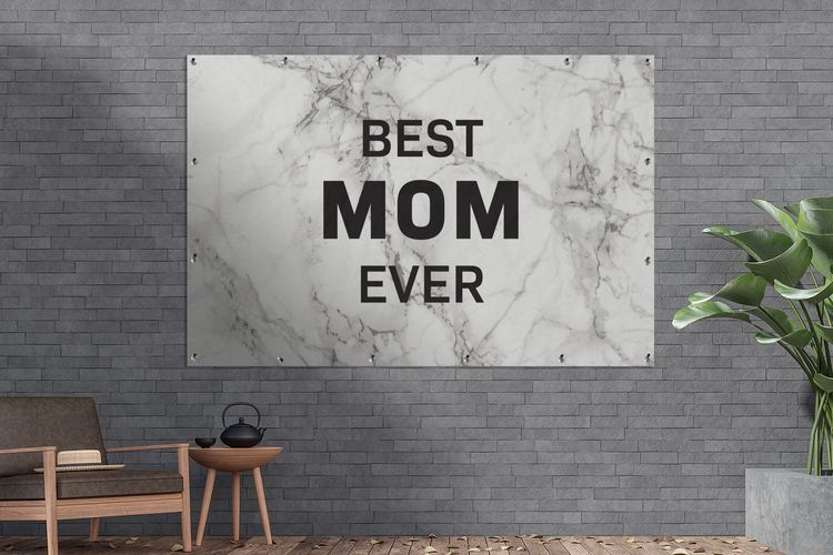 Gartenposter 180x120 cm Beste Mutter aller Zeiten Mama