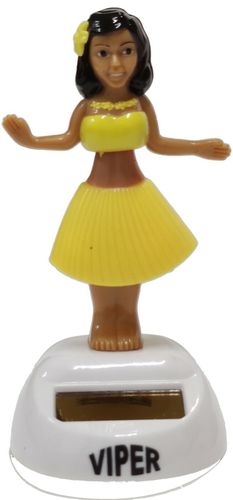 4 x Solar Wackelfigur tanzendes Hula Girl Deko Mädchen Autodeko 10 cm  kaufen bei