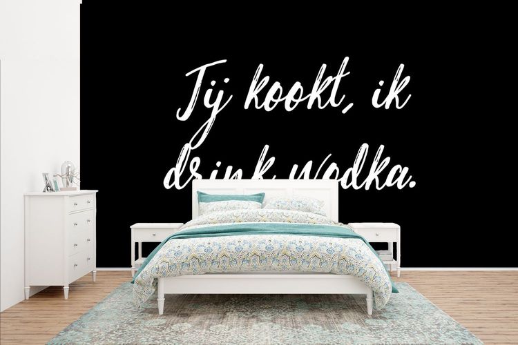 Tapete Fototapete 400x240 cm Zitate Wodka Alkohol Sprichwörter