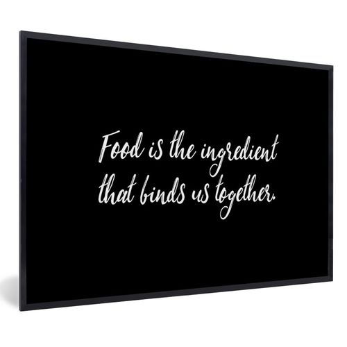 Poster Bilder 30x20 cm Zitate Essen Sprichwörter Essen ist die