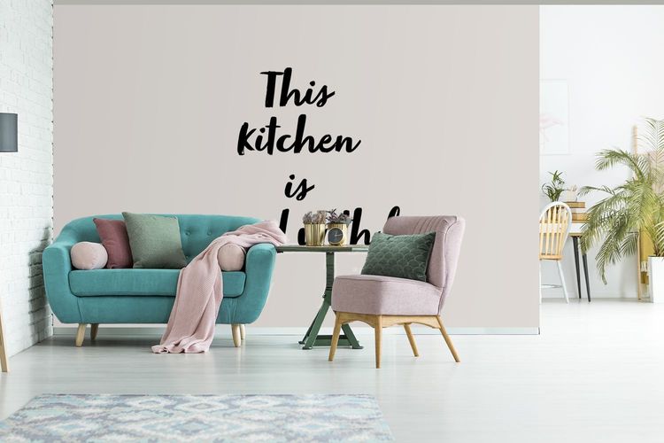 Tapete Fototapete 360x240 cm Zitate Kochen Sprichwörter Diese