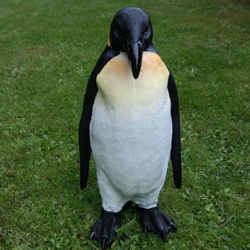 Dekofigur Gartenfigur Pinguin Gartenfigur