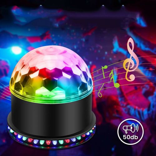 LED Discokugel Lichteffekte Musikgesteuert 3