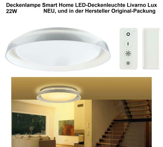 Deckenlampe Smart Home LED-Deckenleuchte Livarno Lux 22W. NEU & in  Original-Packung kaufen bei