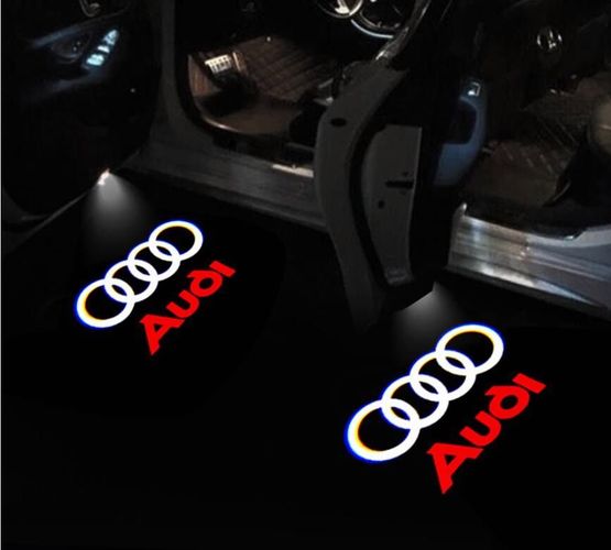Audi LED Projektor Einstiegsbeleuchtung Audi Ringe 