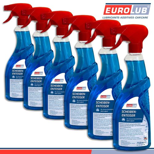 EuroLub 6 x 750 ml Scheibenenteiser Spray Scheibenfrostschutz kaufen bei