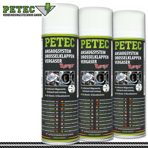 PETEC Ansaugsystem-, Drosselkappen- & Vergaserreiniger 500 ml