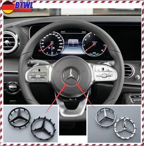 Auto Lenkrad Emblem Abzeichen Aufkleber Dekoration für Benz