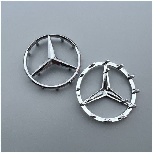 Mercedes AMG Lenkrad Emblem Logo Aufkleber Aluminium im Kanton