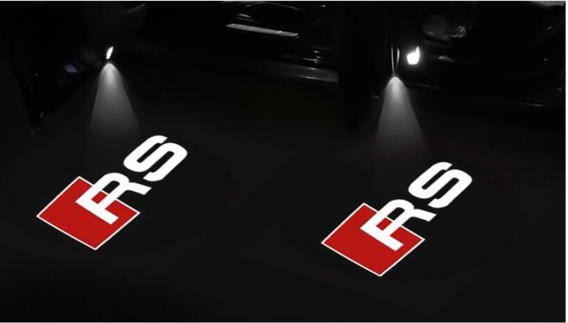 Audi 4S0947409K Projektor links Einstiegsbeleuchtung LED Projektion  Türbeleuchtung, Schriftzug: RS performance, schmaler Stecker : :  Auto & Motorrad