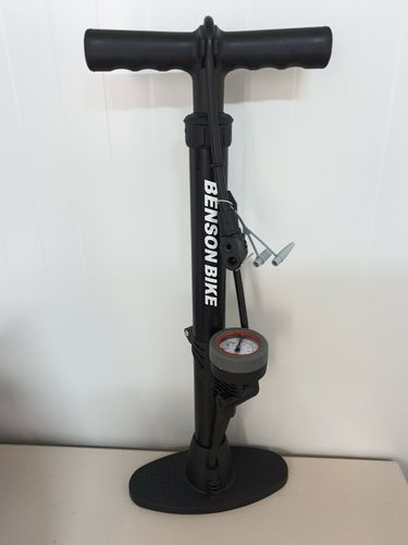 Fahrradpumpe Standpumpe für alle Ventile mit Manometer Fahrrad Luftpumpe  kaufen bei