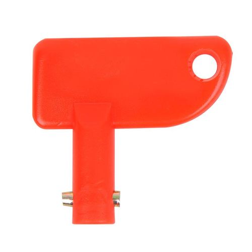 Schlüssel Batteriehauptschalter Orange Trennschalter Stromschalter