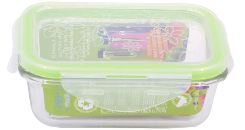 Dora - glass lunch box with lid 0.36 liters