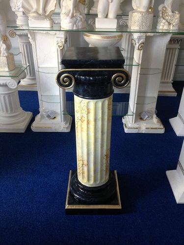 Marmor Säule Mäander Style Deko 100cm Griechische Säulen Barock Podest  Handbemalt kaufen bei