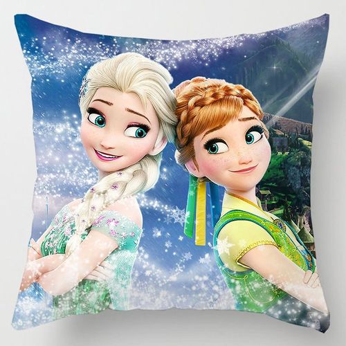 2er Set Frozen Elsa Anna Kissenbezüge Dekokissen Kissenhülle für Couch Sofa  Home Deko kaufen bei