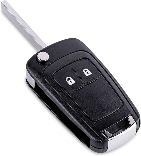 2 x Klapp Schlüssel Gehäuse 2-Tasten Opel Astra J Corsa E Mokka