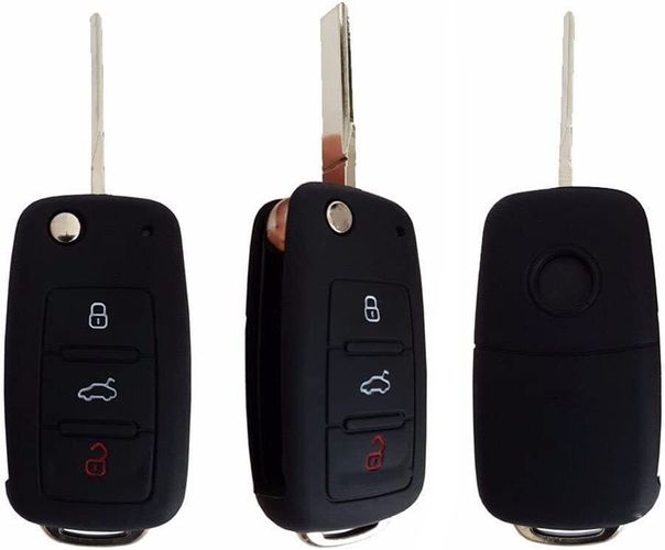 Auto Schlüssel Silikon Hülle für VW Skoda Seat Schlüssel Golf Polo Passat  kaufen bei