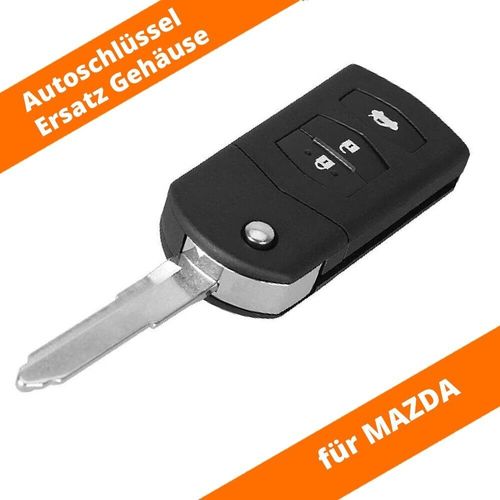 Auto Klapp Schlüsselgehäuse 2 Tasten für Mazda 2 3 5 6 CX-5 CX-7