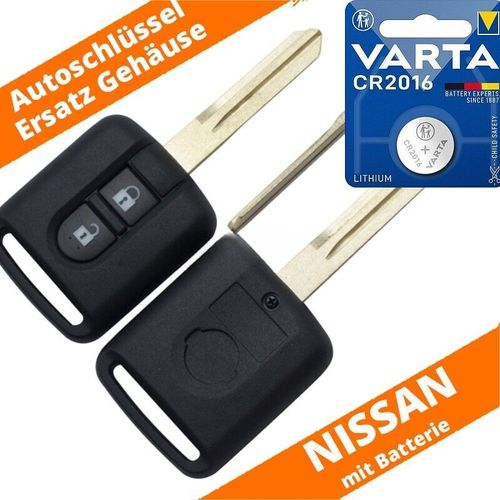 Autoschlüssel 2 Tasten für Nissan Qashqai Micra Navara Micra Almera mit  CR2016 kaufen bei