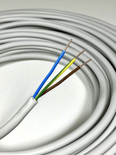 NYM Kabel 5x2,5mm², Stromkabel, Elektrokabel, Feuchtraumkabel