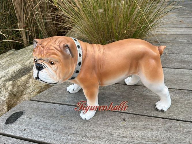 Englische Bulldogge Dogge Figur Statue Skulptur Dekoration Aufsteller Hunde  Freuernde kaufen bei