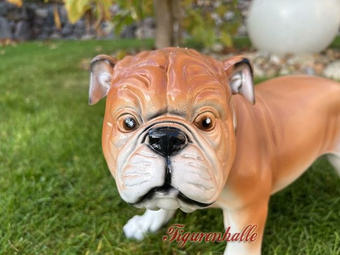 Englische Bulldogge Dogge Figur Statue Skulptur Dekoration Aufsteller Hunde  Freuernde kaufen bei