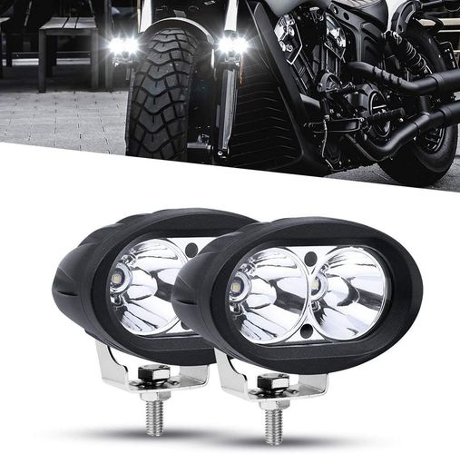 Motorrad-Front-LED-Scheinwerfer, 20 W, Motorrad-Zusatzscheinwerfer, rundes  Arbeitslic kaufen bei