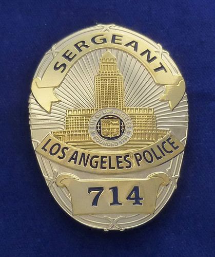 Halskette Kette Spcial Police Marke gold FBI Swat Ausweis