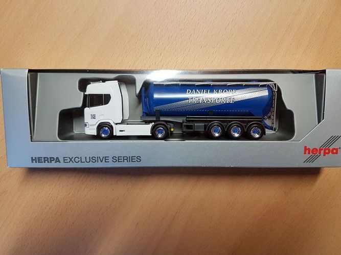 Herpa Scania Cr Hd Silo Sattelzug Daniel Kropf