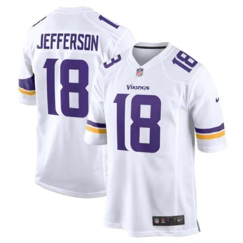 Men's Minnesota Vikings #18 Justin Jefferson 2022 Royal NFC Pro